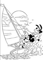 kolorowanki Goofy do wydruku malowanka Disney numer 73